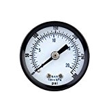 0-300psi 0-20bar Manomètre de Pression Mini-cadran Compresseur d'air Mètre Jauge de Pression Hydraulique