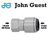 1/4 Drinking Water Tap Push Fit Adaptor John Guest CI3208U7S by John Guest