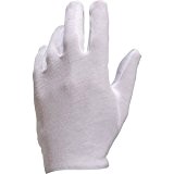 1 paires taille S Gants coton blanc de protection cérémonie gant pour travaux mineurs
