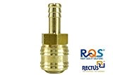 1 pièce Air Comprimé Raccord rapide rectus RQS (typ26) avec raccordement tuyau 6 mm, 8 mm, 9 mm, 10 mm, 13 mm pour la sélection/connecteurs/fermée extérieur ...