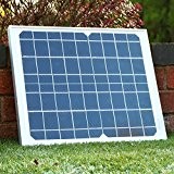 10 Watt / 12 V panneau solaire module solaire monocristallin - batterie 12V, VR, campings - PK vert