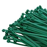 100 X 140 mm x 3,6 mm en plastique vert de haute qualité Attaches de câble en nylon Zip Tie Wraps