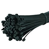 100 X 160 mm x 2,5 mm en plastique noir de haute qualité Attaches de câble en nylon Zip Tie Wraps