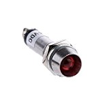 10Pcs DC 12V/24V 8mm LED Indicateur de Signal de Puissance Voyant Ampoule XD8-1 - Rouge, 24V