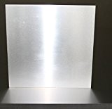 (111,98 EUR/m²) 4 mm Tôle d'aluminium Plaques en différentes longueurs & Large & einseitg Protection d'écran stahlog 4mm x 100mm x 100mm ...