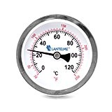 120 °c  et chauffage en laiton pour thermomètre analogique et bimétal tauchhülse zeigerthermometer