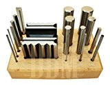 18 PC Jeweler Swage R Dapping Doming Block Punch Puncher Metal Forming Forms by Bench Wizard