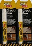 2 x white grout pens bathroom kitchen tiles by Tool Box