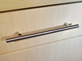 20 X Brushed Steel T Bar Kitchen Door Handles 160mm hole centres by LPS