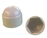 25 pièces M16 Hex hexagone en plastique étanche à la poussière gris dôme boulon ecrou Protection caches