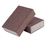 2PCS Sponge Sand Block Mahogany Jade ambre meulage polissage papier de verre éponge élastique meulage Block Rust