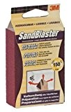 3 M SandBlaster 62023 + Ch éponge abrasive Grain P150/M pour nivellement et préparer les surfaces non peinte