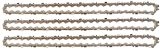 3 tallox Chaînes de tronçonneuses 3/8" 1,1 mm 50 maillons longueur de guide-chaîne 35 cm compatible avec Stihl