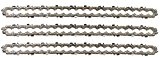 3 tallox Chaînes de tronçonneuses 3/8" 1,3 mm 44 maillons longueur de guide-chaîne 30 cm compatible avec Stihl