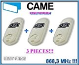 3 X CAME TOP862EV 2-canaux télécommandes, ORIGINAL emetteurs 868,35MHz Fixed code!!! 3 Came Top 862EV Emetteurs de haute qualité pour ...