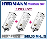3 X HÖRMANN HSE2-868-BS BLANC télécommandes, 868,3Mhz BiSecur émetteurs 2 canaux. Top qualité de la télécommande d'origine HORMANN au meilleur ...