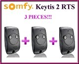 3 X SOMFY Keytis 2 NS RTS, télécommandes à 2 canaux. Top qualité ORIGINAL SOMFY Les télécommandes au meilleur prix ...