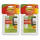 3M Command Medium Picture Hanging Strips, White - by Command
