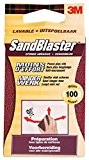 3M Sandblaster Eponge Abrasive 100 pour Préparation 9,5 x 6,5 x 2,5 cm