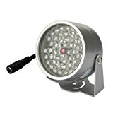 48 LED Lampe illuminateur IR CCTV caméra de sécurité infrarouge Nuit Vision