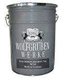 5,49EUR/L – PEINTURE TOIT Type: Wolfgruben Werke (WO-WE) W510 pour peindre et pour les tuiles, les tuiles en ciment, amiante-ciment ...