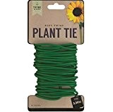 5.5 m Jardin épais doux support pour plantes Twist Tie Fil revêtu de fil durable et réutilisable.