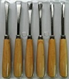 6 Gouges pour gravure sur bois sculpture gouge menuiserie couteau bricolage