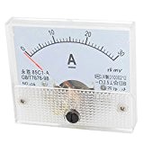 85 C1-A DC 0 à 30 A Classe 2.5 Rectangle panneau compteur analogique ampèremètre