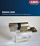 ABUS Bravus.1000 Sécurité - Double cylindre avec la touche 4, Longueur 40/60mm avec carte de sécurité et de la plus ...