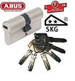 ABUS EC550 Cylindre de serrure (a/b) 40/40mm (c=80mm) avec 6 clés - SKG ** certifié