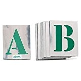 Acha – Pochoirs en aluminium Forme de lettres 100 mm
