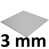 ACRYLIQUE feuille Blanc (toutes les tailles disponibles - coupe-à-taille) (3 x 1200 x 800 mm)