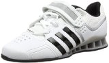 adidas Adipower, Chaussures Multisport Indoor mixte adulte, Blanc (White/Core Black), 36 2/3 EU