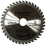 Aerzetix – Disque scie circulaire scie pour le bois 125 x 22,2 T40 40 dents