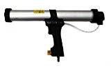 Aladdin DT9347-2 15” 600ML Cylindre pistolet à calfeutrer avec 450mm Aluminium de baril pour 310ml,400ml,600ml Saucisse caoutchouc,6.8 Bar 1.45kN Poussée ...