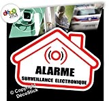 Alarme Maison - Sticker / Autocollant Vidéo Surveillance