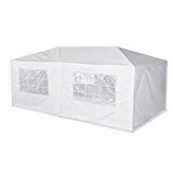 Alice's Garden - Tente de réception 3 x 6 m - Aginum - Blanc - à utiliser comme pavillon, pergola, ...