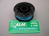 Alm - Bobine et fil compatible tondeuses Black et Decker Reflex Plus (modèles à 2 fils) GL315, GL337/SB, GL350, GL500, ...