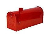 Alubox USA1RO Boîte aux lettres rouge, 32 x 48 cm