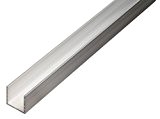 Aluminium Profilé U BawiTec Profilé en aluminium 200 cm 15 x 15 mm Angle de forme de U Profil