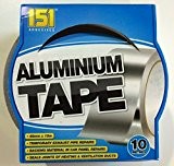 Aluminium Tape Adhesive Aluminium Foil Tape Heat Proof Multiple Use 48mmX10M by FC