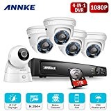 ANNKE 8+1 Canaux HD 1080P Système de Vidéo Surveillance DVR et HD 2.0MP Caméra de Surveillance, 4 HD-TVI Caméras Avec ...