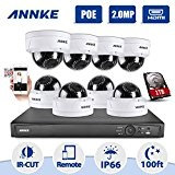 Annke PoE système de surveillance 1080P HD 8CH NVR surveillance vidéo avec 8 IP caméras de surveillance 1080P disque dur ...