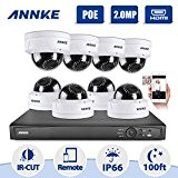 Annke PoE système de surveillance 1080P HD 8CH NVR surveillance vidéo avec 8 IP caméras de surveillance 1080P sans disque ...