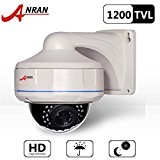 Anran Caméra de vidéosurveillance étanche pour intérieur/extérieur 1200 lignes TV Couleurs LED 30 IR haute résolution avec vision diurne/nocturne infrarouge