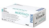 Ansell Medical 313016LG Micro-Touch Nitrile Accelerator-Free, gant d’examen non stérile en nitrile, non poudré, taille L, Indigo (Pack de 100)