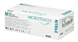 Ansell Medical 313040LG Micro-Touch Nitrile (6 N), gant d’examen non stérile en nitrile, non poudré, taille L, Blanc (Pack de ...