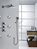 Applique murale LED Chromé Mitigeur thermostatique robinet de douche pluie set (i-005001)