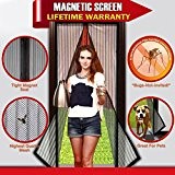 ARCCI Magnetic Fly Screen Door, Heavy Duty Mesh Screen et Full Frame Velcro, Keep Bugs Out Lets Fresh In In. ...