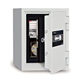 Armoire Coffre-fort ignifugé Technomax 125sdbk pour protection documents CD DVD 420 x 352 x 433 mm